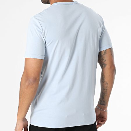 Fred Perry - M3519 Camiseta Ringer Azul Claro