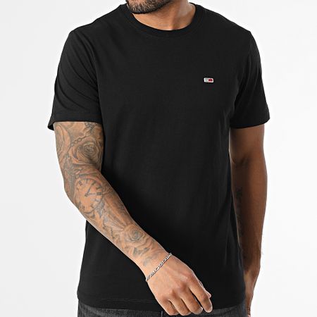 Tommy Jeans - Slim Jersey Tee Shirt 9598 Negro