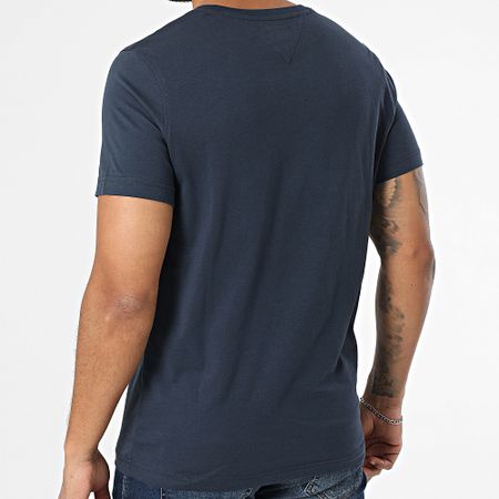 Tommy Jeans - Camiseta Original 4410 con cuello en V Azul Marino