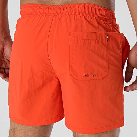 Tommy Hilfiger - Pantalones cortos de baño con cordón medianos 3477 Naranja oscuro