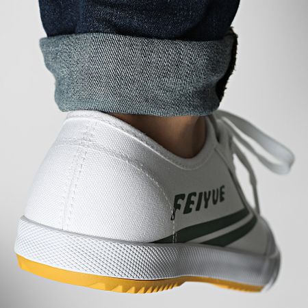 Feiyue - Baskets Low 1920 Blanco Verde