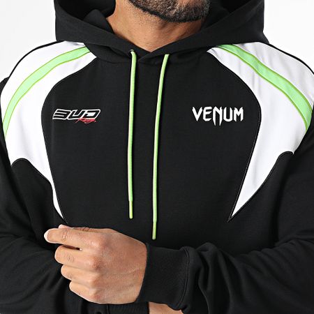 Venum - Venum x Bud Sudadera con capucha 05772 Negro Blanco Verde claro