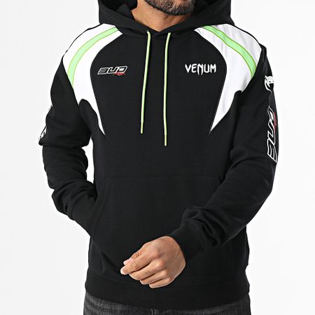 Venum - Venum x Bud Sudadera con capucha 05772 Negro Blanco Verde claro
