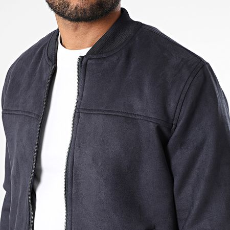 Armita - 520 Chaqueta bomber de ante Azul marino