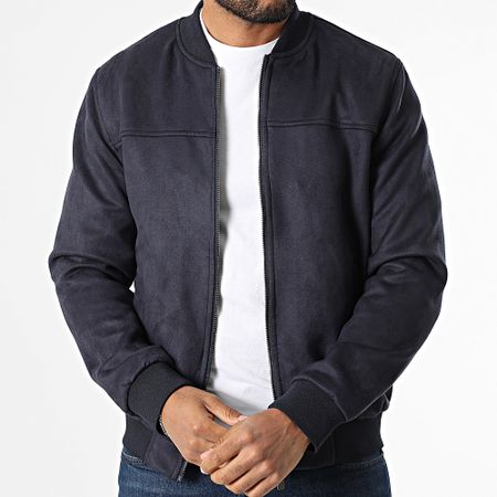 Armita - 520 Chaqueta bomber de ante Azul marino
