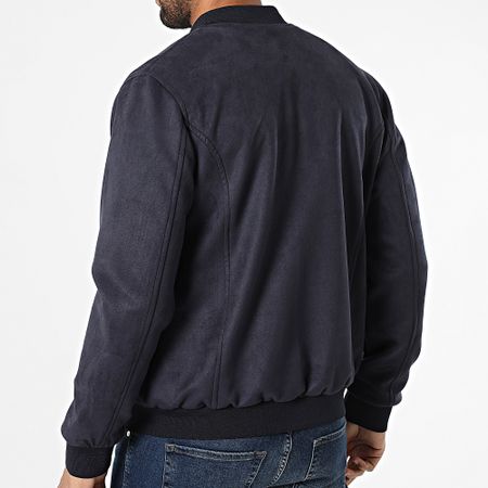 Armita - 520 Chaqueta bomber de ante Azul marino