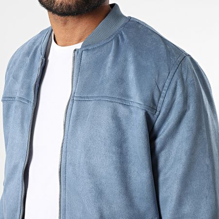 Armita - Chaqueta bomber 520 de ante azul índigo