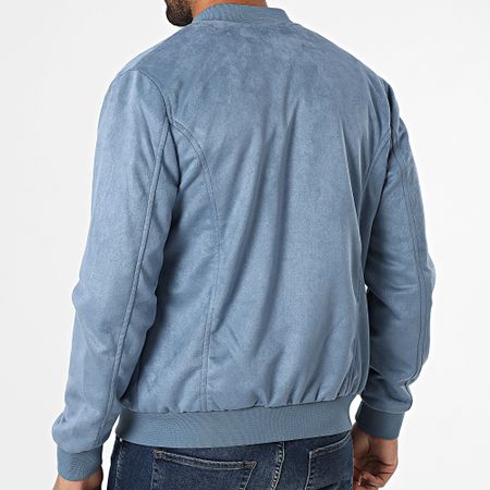 Armita - Chaqueta bomber 520 de ante azul índigo