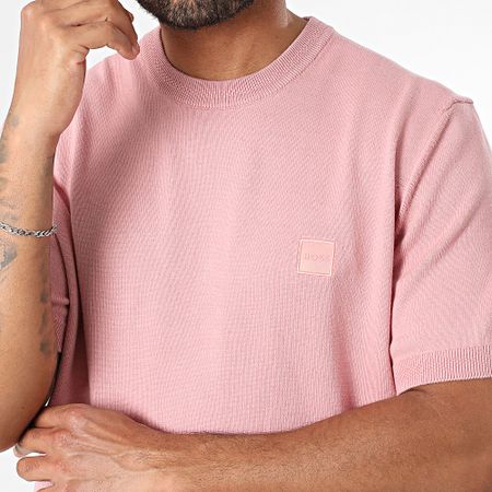 BOSS - Camiseta de malla Kanache 50538267 Rosa