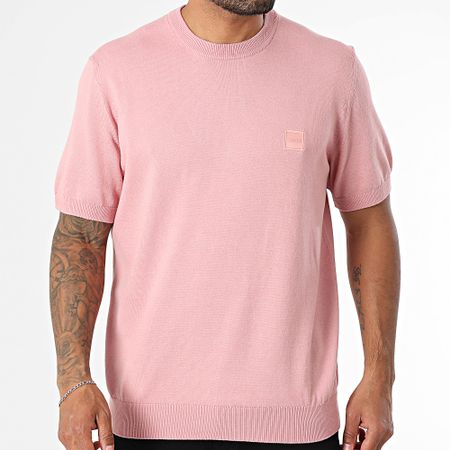 BOSS - Camiseta de malla Kanache 50538267 Rosa