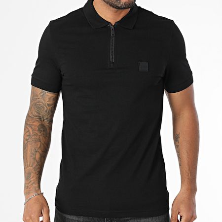 BOSS - Polo de manga corta Passerzip 50537507 Negro