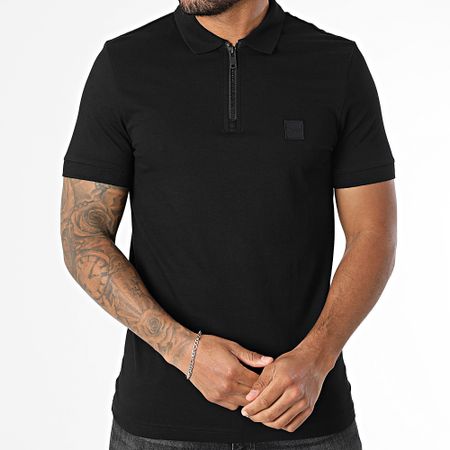 BOSS - Polo de manga corta Passerzip 50537507 Negro