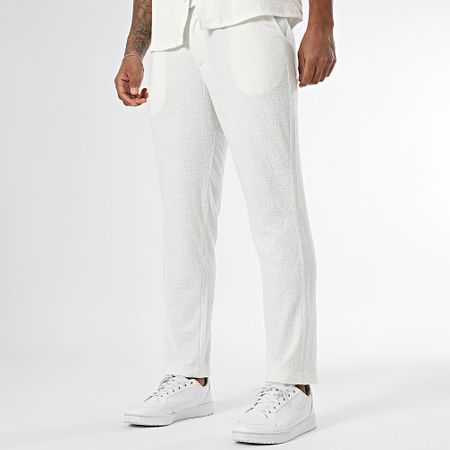 Classic Series - Conjunto de camisa de manga corta y pantalón 309 Beige claro