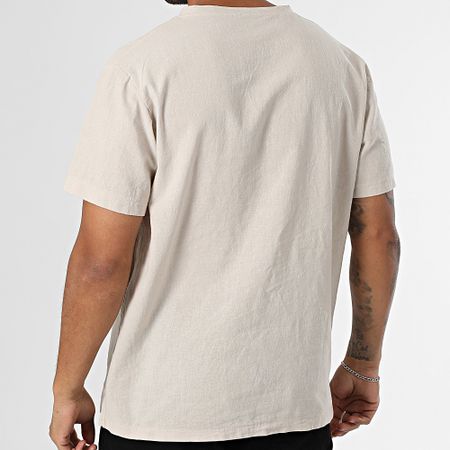 KZR - Camiseta cuello pico 055 Beige
