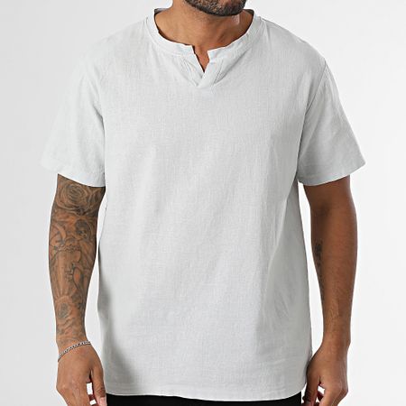 KZR - Camiseta cuello pico 055 Gris