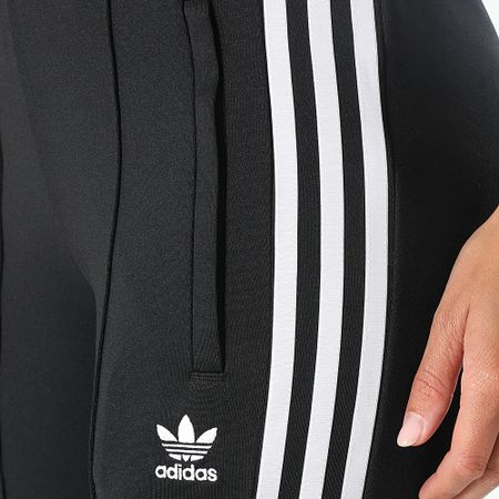 Adidas Originals - Pantalón de chándal con banda para mujer SST IK6600 Negro