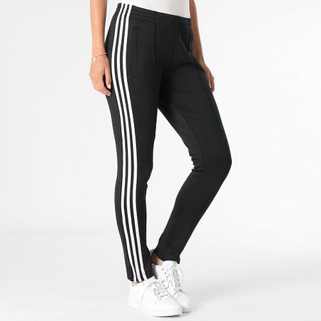 Adidas Originals - Pantalón de chándal con banda para mujer SST IK6600 Negro