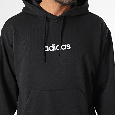 Adidas Performance - Sudadera con capucha de lino JN1776 Negro