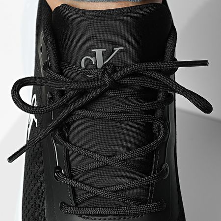 Calvin Klein - Zapatillas Eva Runner Mix Mesh 1285 Negro Blanco Brillante