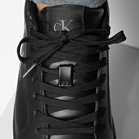 Calvin Klein - Zapatillas Classic Cupsole Mono Leather 1369 Triple Black