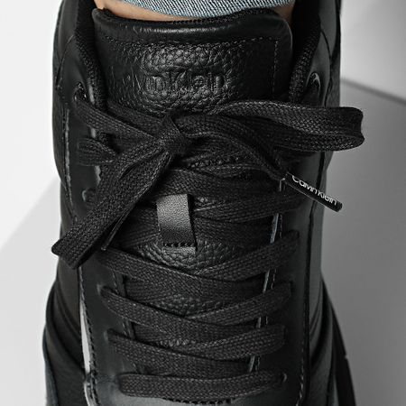 Calvin Klein - Zapatillas Low Prof Laceup Tape 1897 Triple Negro