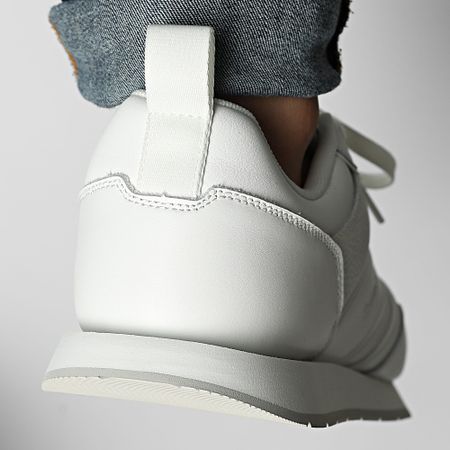 Calvin Klein - Zapatillas Low Prof Laceup Tape 1897 Triple Blanco Brillante