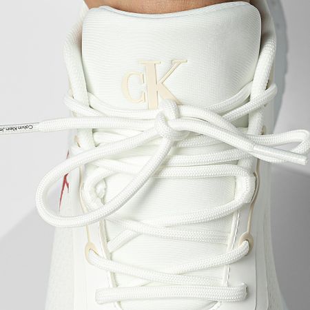 Calvin Klein - Zapatillas Eva Runner Mix Mesh 1285 Bright White Moonstruck Tandoori
