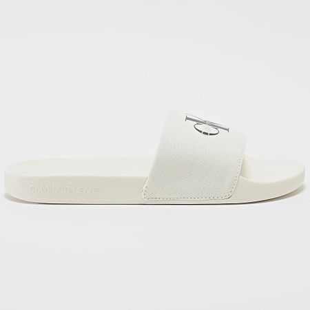 Calvin Klein - Slide Monologo 1367 Sandalias Beige Claro