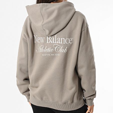 New Balance - Sudadera con capucha para mujer WT51947 Gris
