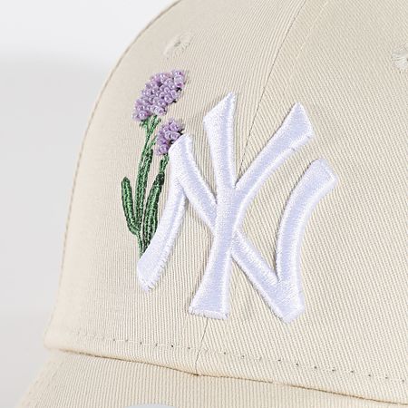 New Era - Gorra de mujer 9Forty NY Yankees 60667492 Beige Floral