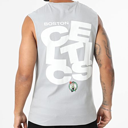 New Era - Camiseta de tirantes NBA Graphic Boston Celtics 60667738 Gris