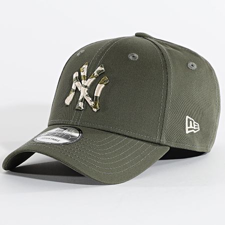 New Era - Gorra de temporada 9Forty NY Yankees 60667435 Verde caqui