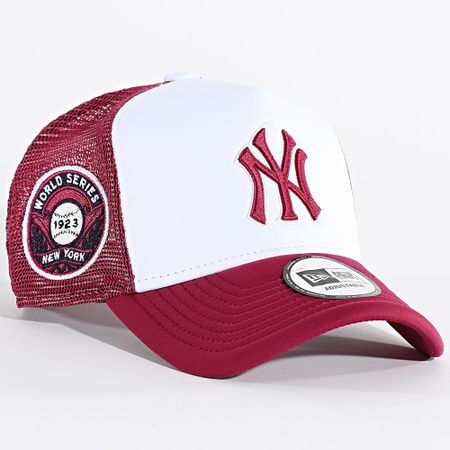 New Era - NY Yankees World Series Trucker Cap 60667460 Blanco Burdeos
