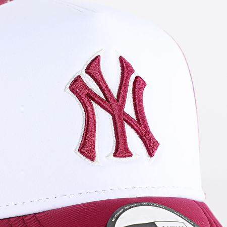 New Era - NY Yankees World Series Trucker Cap 60667460 Blanco Burdeos