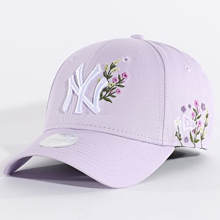 New Era - Gorra Icono Floral Mujer 9Forty NY Yankees 60667486 Floral Violeta