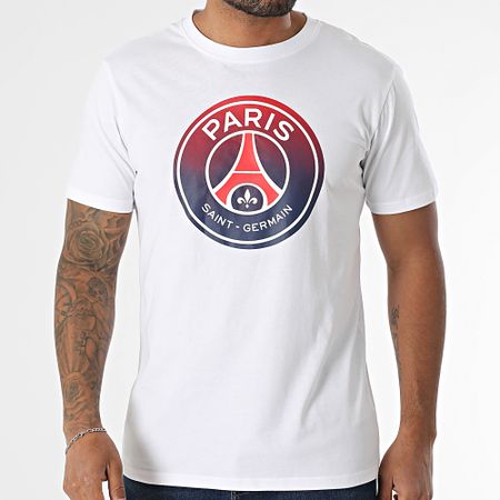 PSG - Camiseta Logo Grande Paris Saint Germain P24276C Blanca
