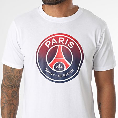 PSG - Camiseta Logo Grande Paris Saint Germain P24276C Blanca