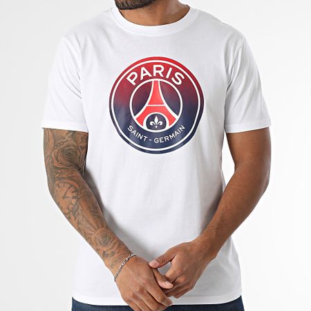 PSG - Camiseta Logo Grande Paris Saint Germain P24276C Blanca