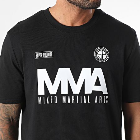 Super Prodige - Camiseta oversize SP FC Negra Blanca