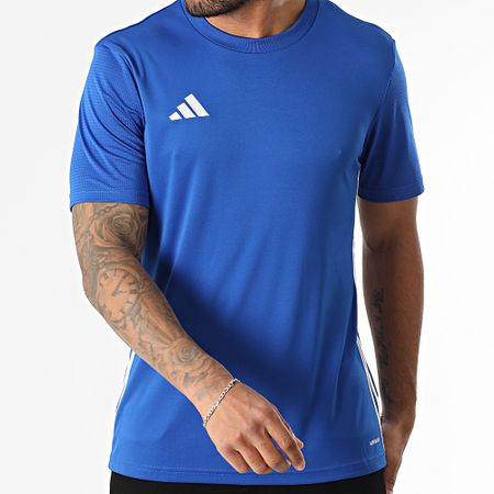 Adidas Performance - Tabela 23 Stripes Tee Shirt H44528 Azul Real