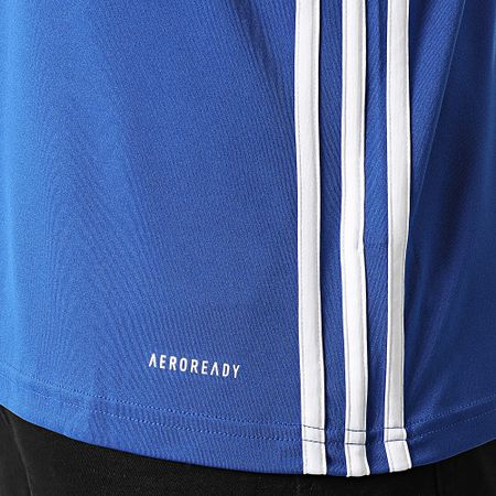 Adidas Performance - Tabela 23 Stripes Tee Shirt H44528 Azul Real