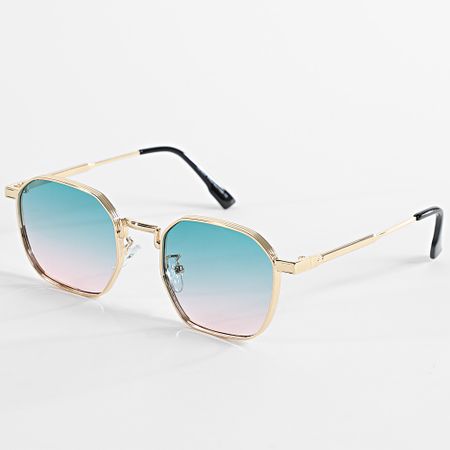 Frilivin - Gafas de sol 985 Green Rose Gold