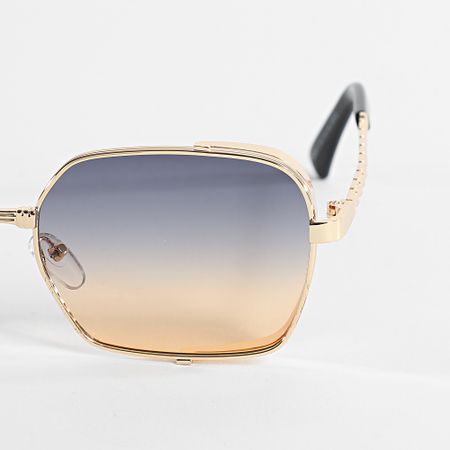 Frilivin - Gafas de sol 973 Black Orange Gold