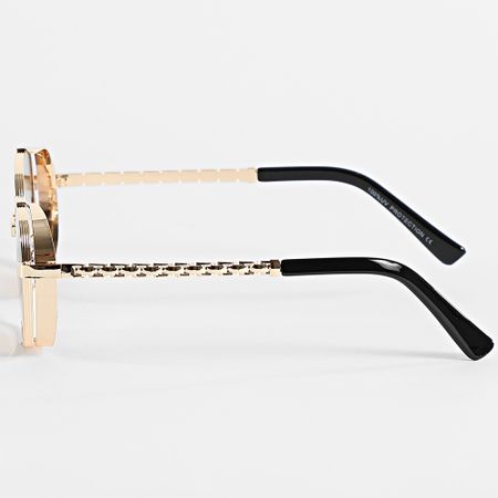Frilivin - Gafas de sol 973 Black Orange Gold