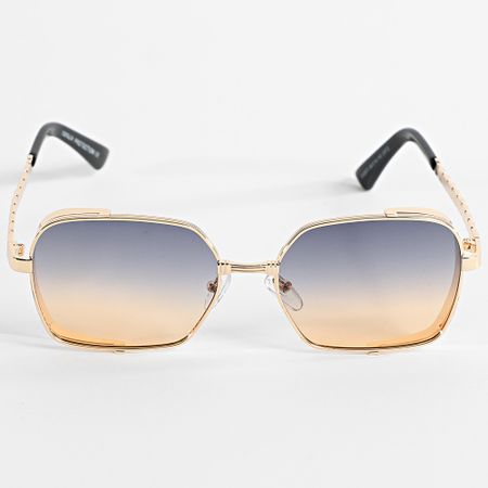 Frilivin - Gafas de sol 973 Black Orange Gold