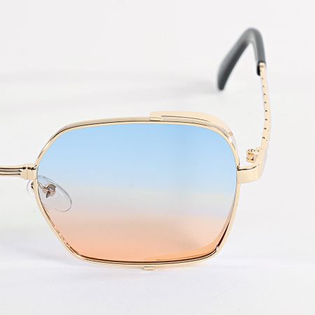 Frilivin - Gafas de sol 973 Blue Orange Gold