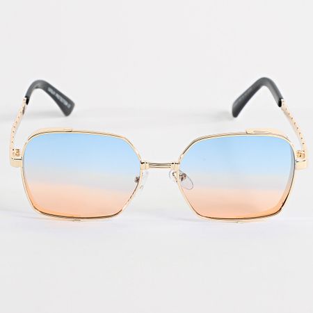 Frilivin - Gafas de sol 973 Blue Orange Gold