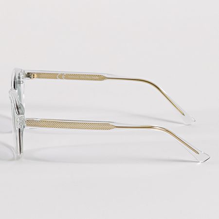 Frilivin - 004 Gafas de sol verde amarillo oro transparente
