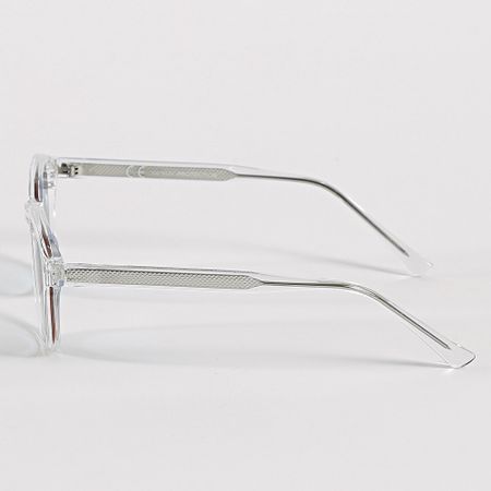 Frilivin - Azul Marino Naranja Transparente Plata 004 Gafas de sol