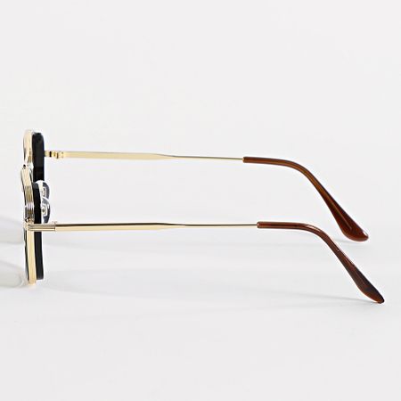 Frilivin - 992 Gafas de sol Marrón Negro Oro